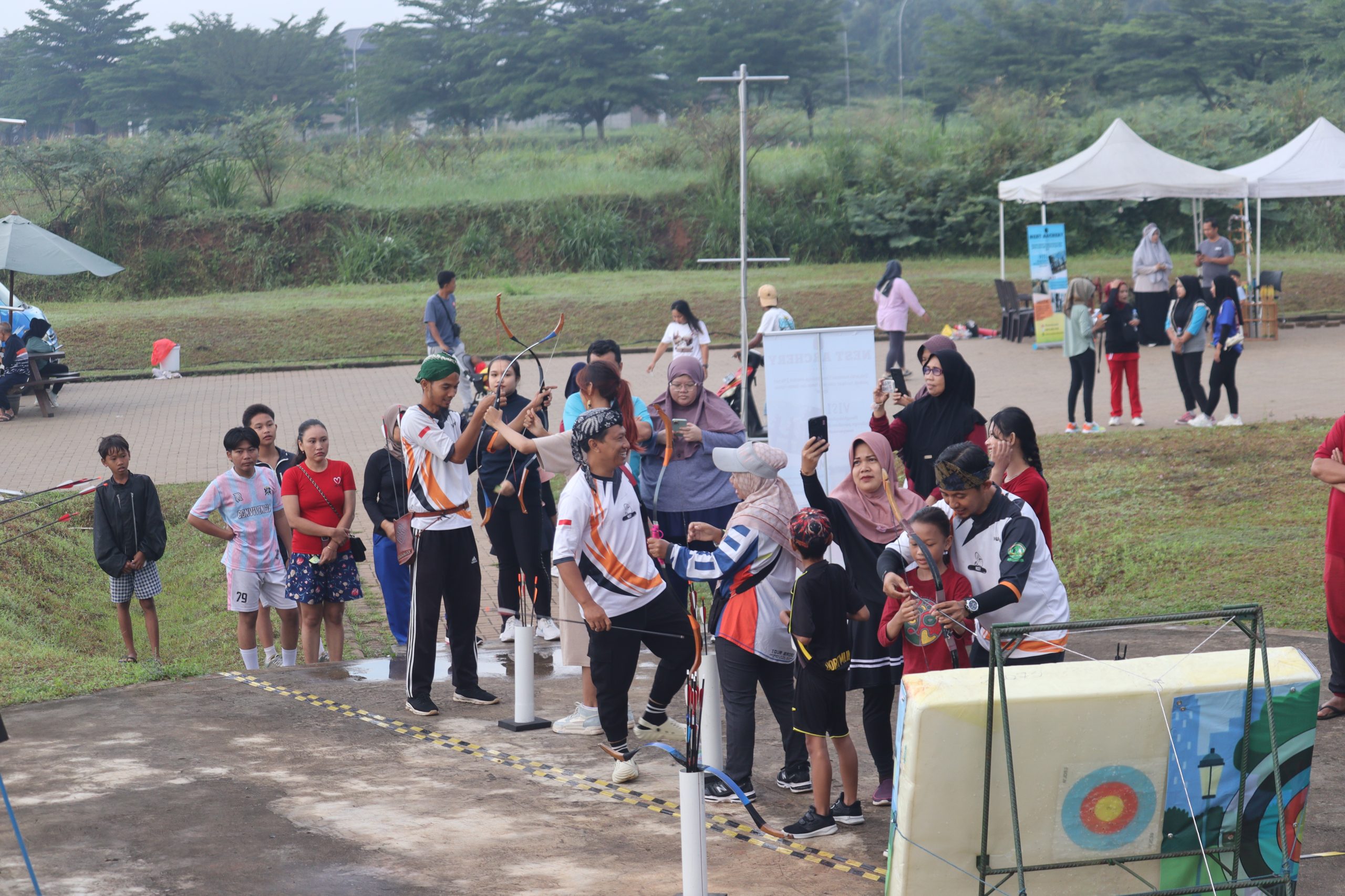 Tempat latihan panahan di depok