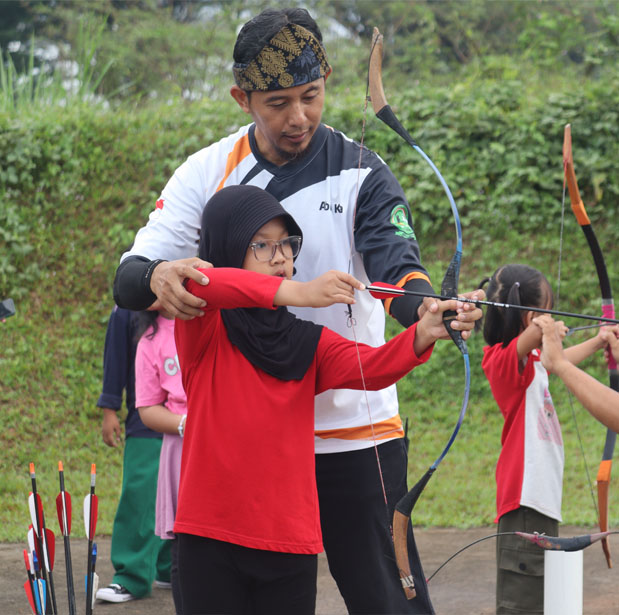 Tempat Latihan memanah kelas pemula di depok