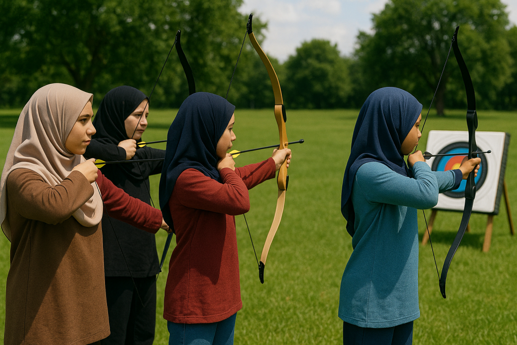 tempat Latihan panahan Kelas anak-anak di depok sawangan